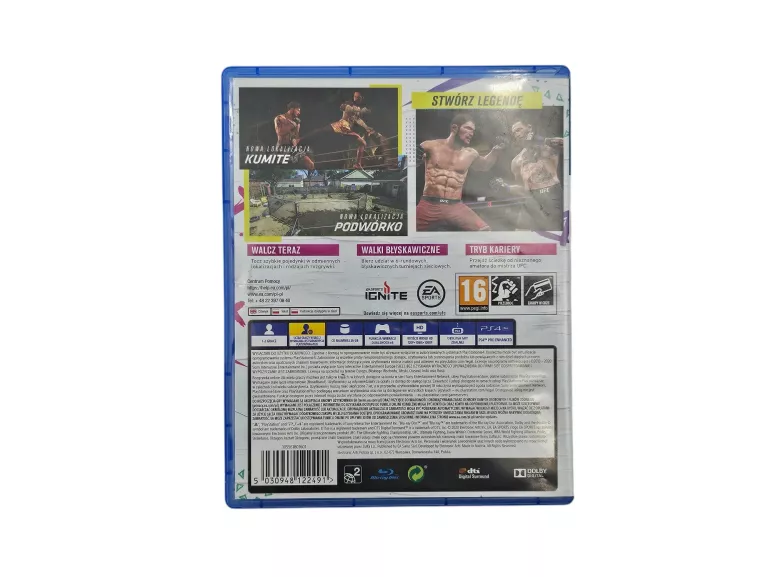 GRA PLAYSTATION 4 UFC 4 EA SPORTS PS4 PEGI 16