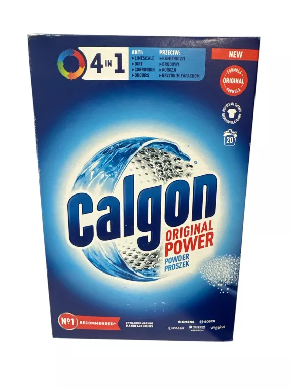 CALGON PROSZEK ODKAMIENIACZ DO PRALKI 4W1 1 KG