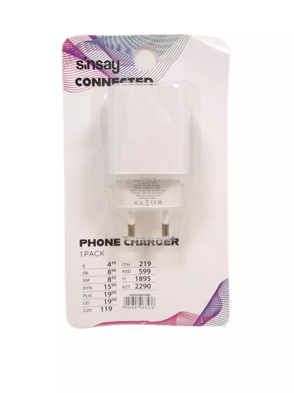 ŁADOWARKA USB USB-C SINSAY