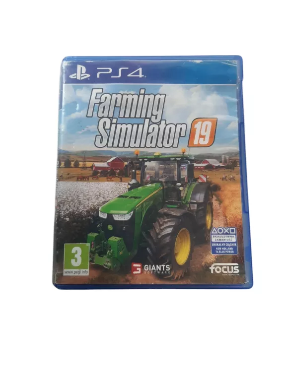 GRA NA PS4 FARMING SIMULATOR 19