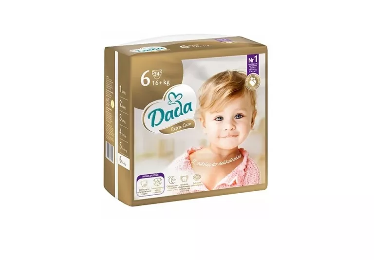 DADA EXTRA CARE 6 34 SZT PIELUSZKI 16+ KG