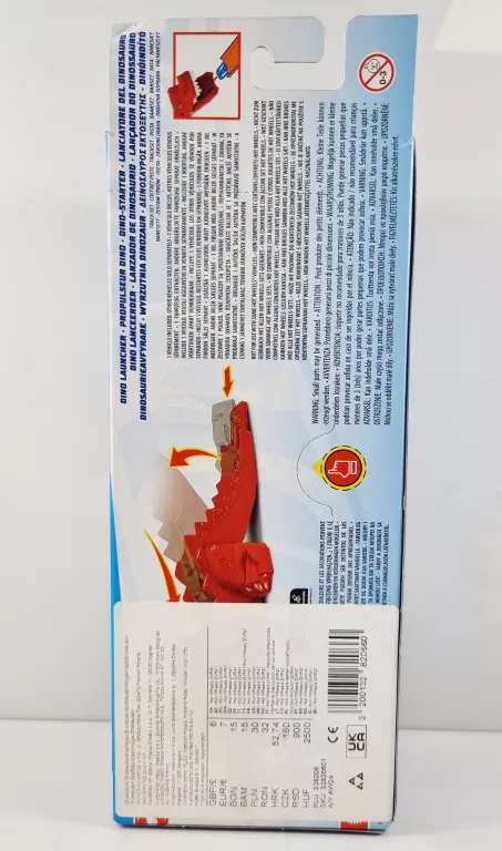 HOT WHEELS WYRZUTNIA DINO