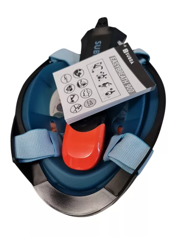 MASKA DO SNORKELINGU SUBEA EASYBREATH 900 DO ZANURZEŃ NIEBIESKA M-L