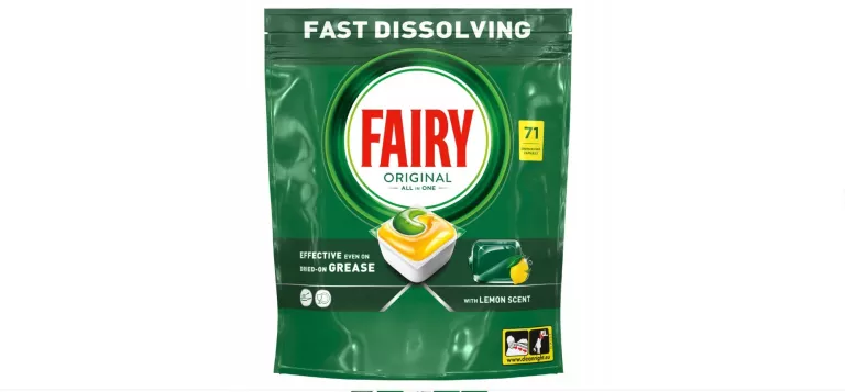 FAIRY ORIGINAL ALL IN ONE KAPSUŁKI DO ZMYWARKI CYTRYNA 71 SZT.