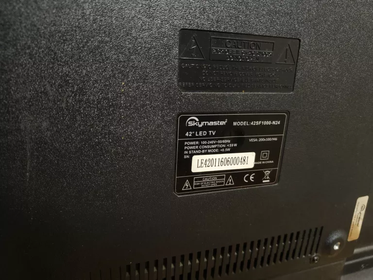 TELEWIZOR SKYMASTER 42SF1000-N24 + PILOT