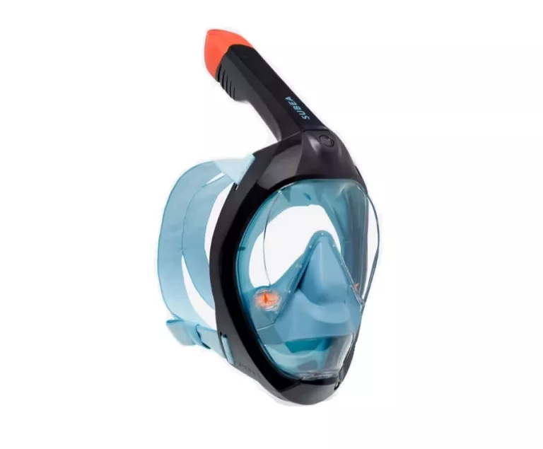 MASKA DO SNORKELINGU SUBEA EASYBREATH 900 DO ZANURZEŃ NIEBIESKA M-L