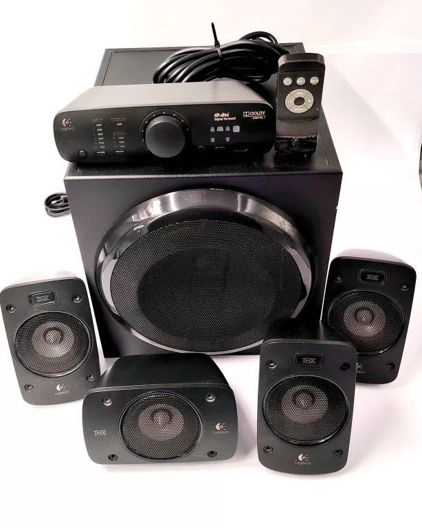 ZESTAW GŁOŚNIKÓW KINO DOMOWE 5.1 LOGITECH Z906 THX 500W