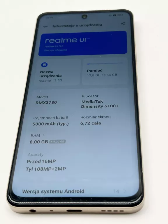 TELEFON REALME 11 5G 8/256GB