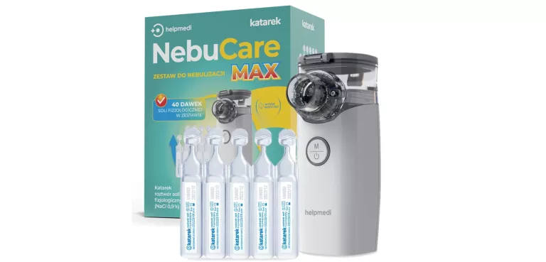 NEBUCARE INHALATOR NEBULIZATOR + SÓL KATAREK