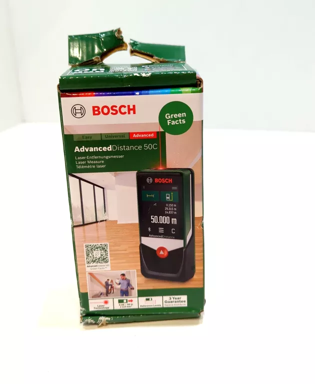 BOSCH PLR 40 C DALMIERZ LASEROWY Z BLUETOOTH ZASIĘG 40 M