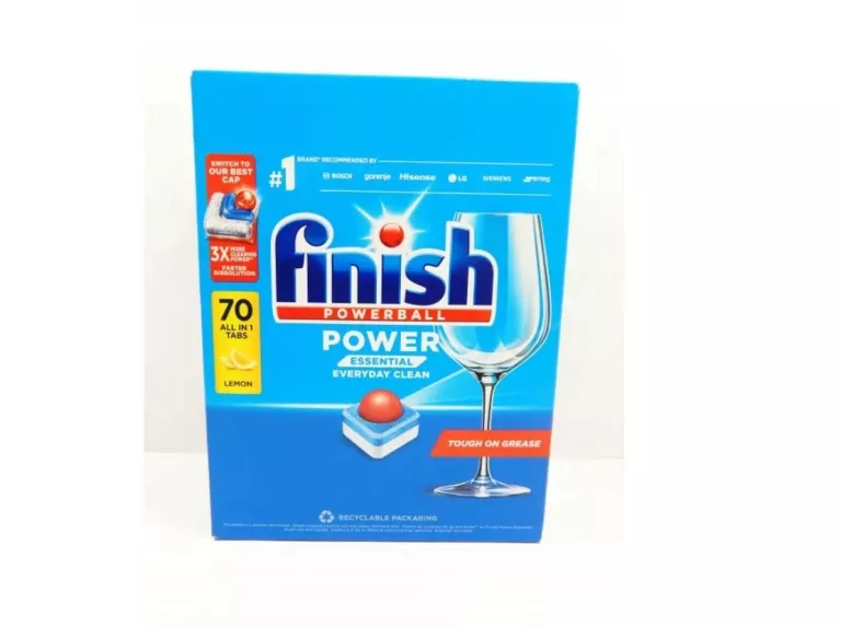 FINISH POWER ESSENTIAL LEMON TABLETKI DO ZMYWARKI 70 SZTUK