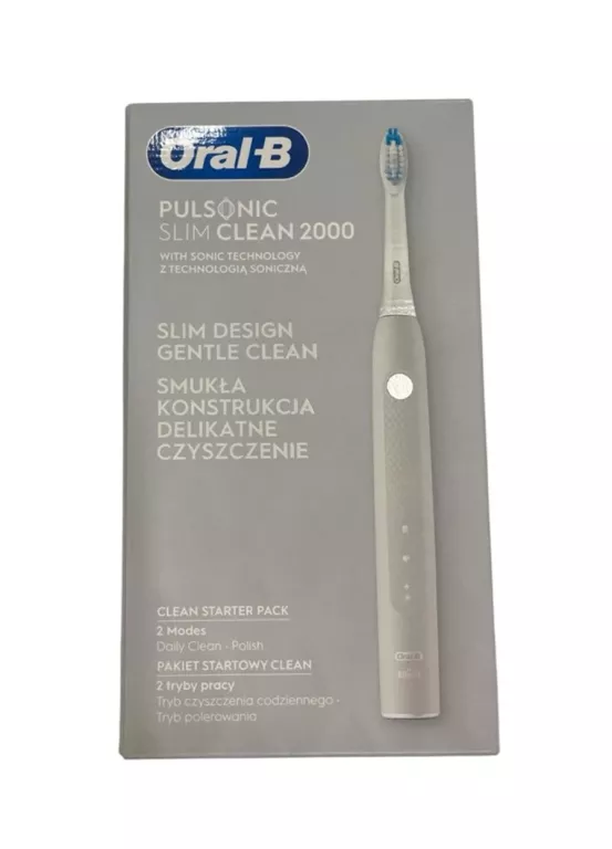 SZCZOTECZKA SONICZNA ORAL-B PULSONIC SLIM CLEAN 2000 ZESTAW