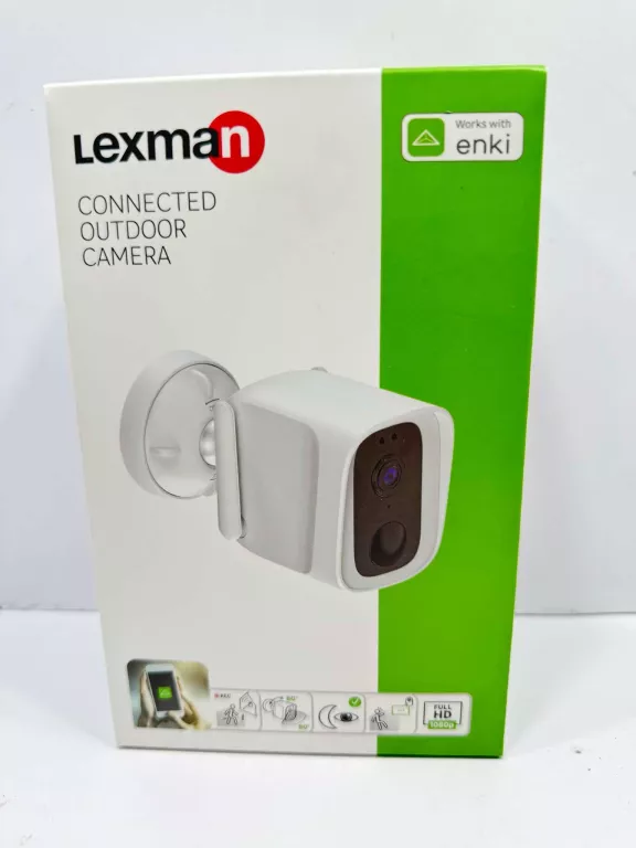 KAMERA DO WIDEOMONITORINGU ZEWNĘTRZNA WIFI LEXCAM-FE01 ENKI LEXMAN