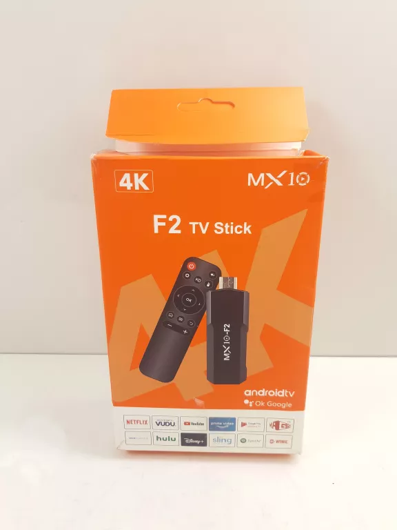 ODTWARZACZ MULTIMEDIALNY F2 TV STICK MX10 ANDROID TV