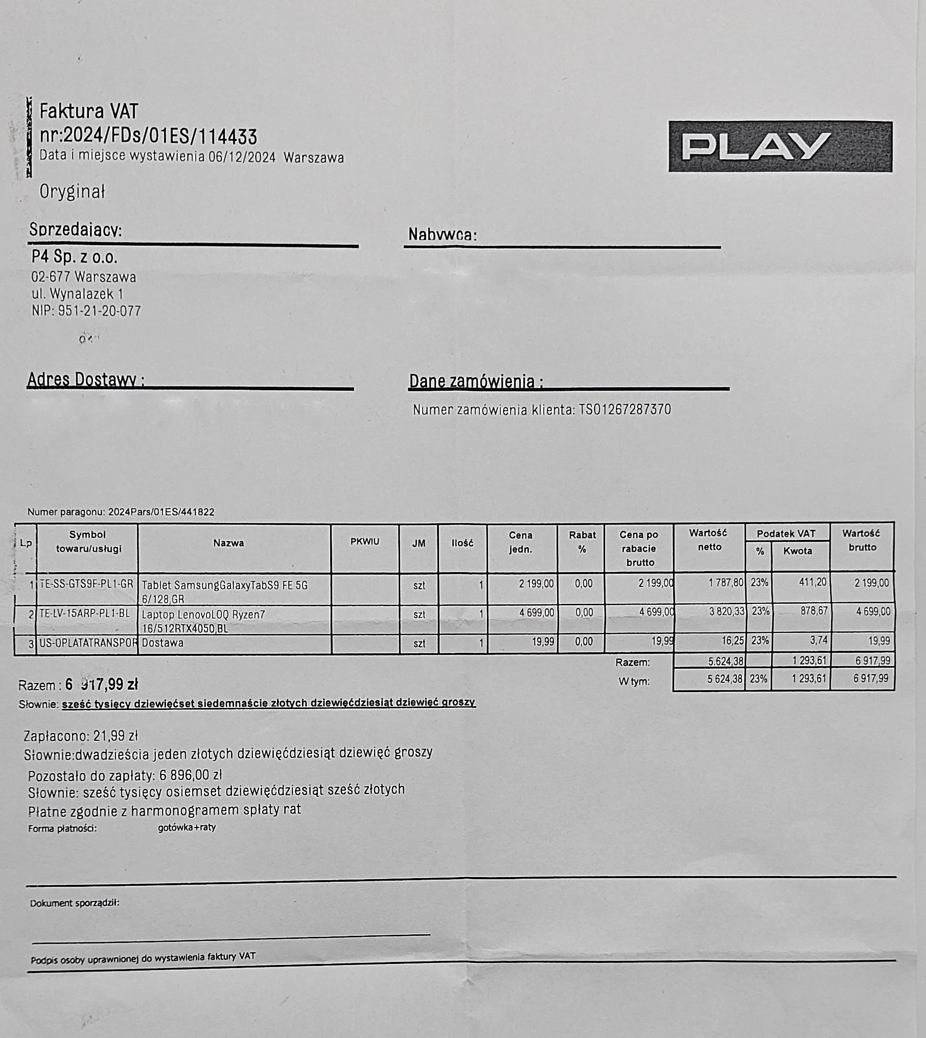 laptop-lenovo-loq15arp9-rtx4050-512gb-16gb-ryzen-7-komplet-gw-pojemnosc-dysku-512