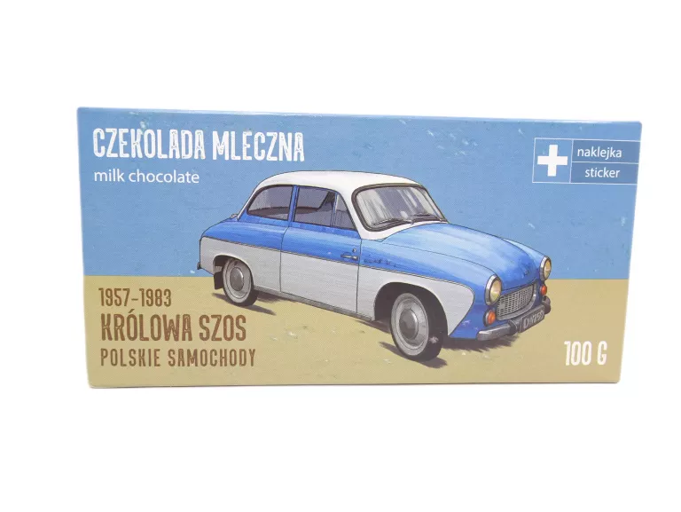 CZEKOLADA MLECZNA POLSKIE SAMOCHODY 1957-1983 KRÓLOWA SZOS SYRENA