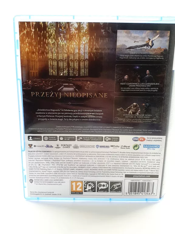 GRA NA PS5 DZIEDZICTWO HOGWARTU HOGWARTS LEGACY PL