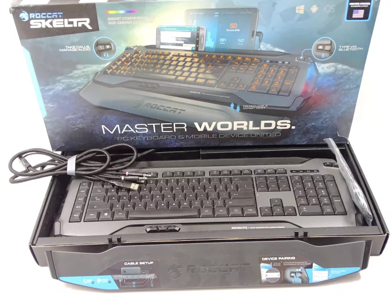 KLAWIATURA GAMINGOWA ROCCAT SKELTR GAMING RGB