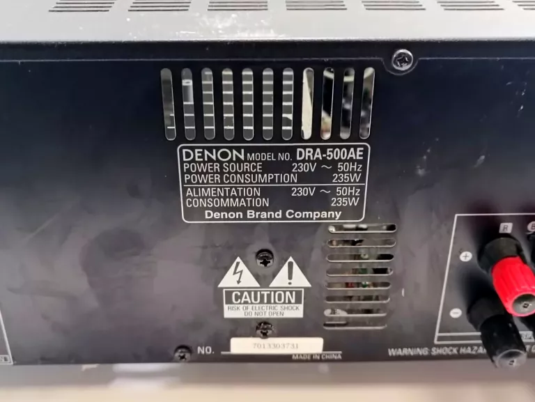 AMPLITUNER DENON DRA-500AE 2.0 CZARNY