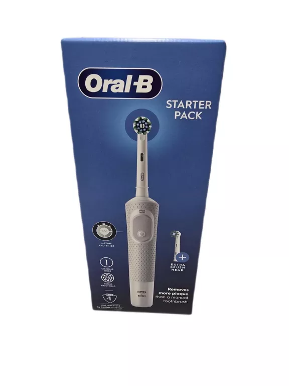 ELEKTRYCZNA SZCZOTECZKA AKUMULATOROWA DO ZĘBÓW ORAL-B STARTER PACK