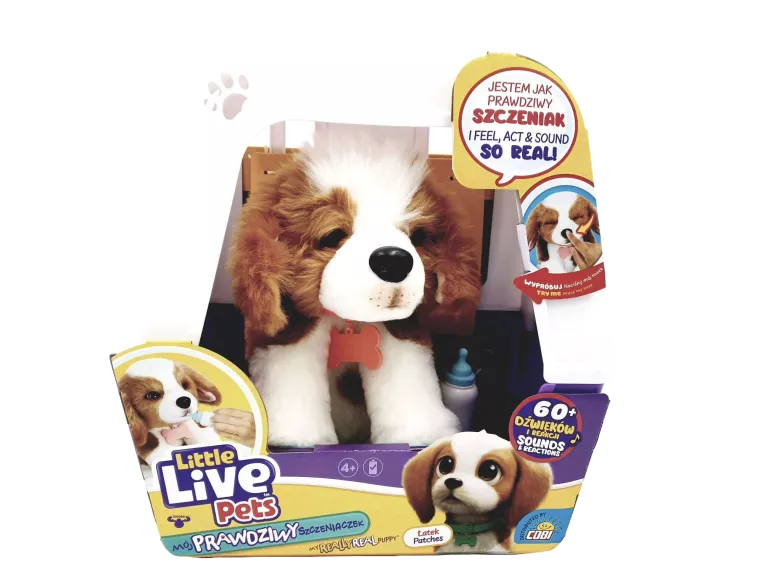 LITTLE LIVE PETS PIESEK MÓJ PRAWDZIWY SZCZENIACZEK ZABAWKA INTERAKTYWNA