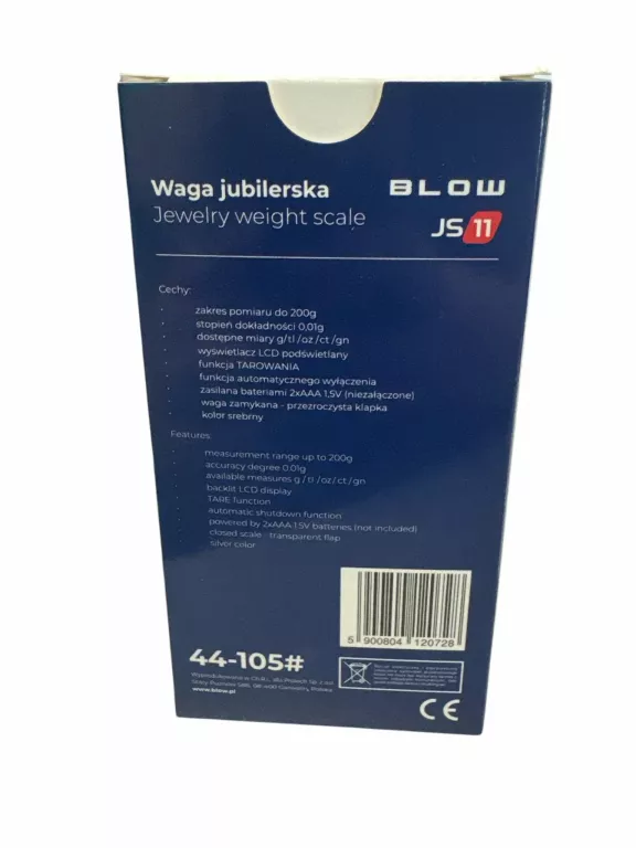 WAGA JUBILERSKA  BLOW JS11 0,01-200G