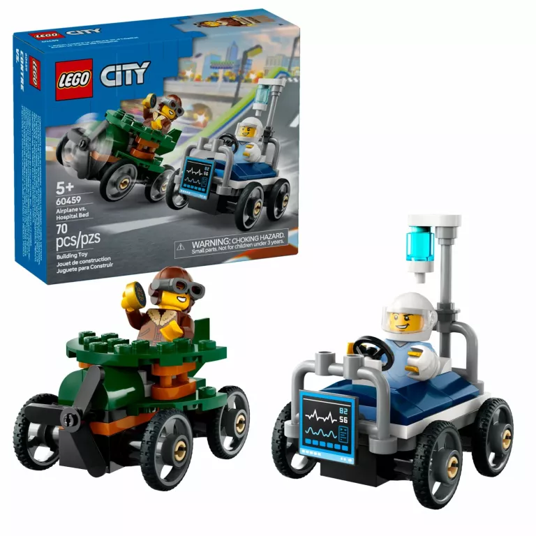 LEGO 60459 SAMOLOT KONTRA ŁÓŻKO SZPITALNE