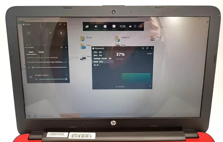 LAPTOP HP HQ-TRE 71025 500GB/8GB RAM PROCESOR INTEL PENTIUM N3710