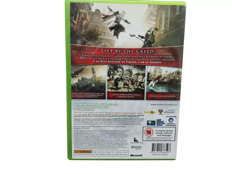 GRA XBOX360 ASSASSINS CREED 2