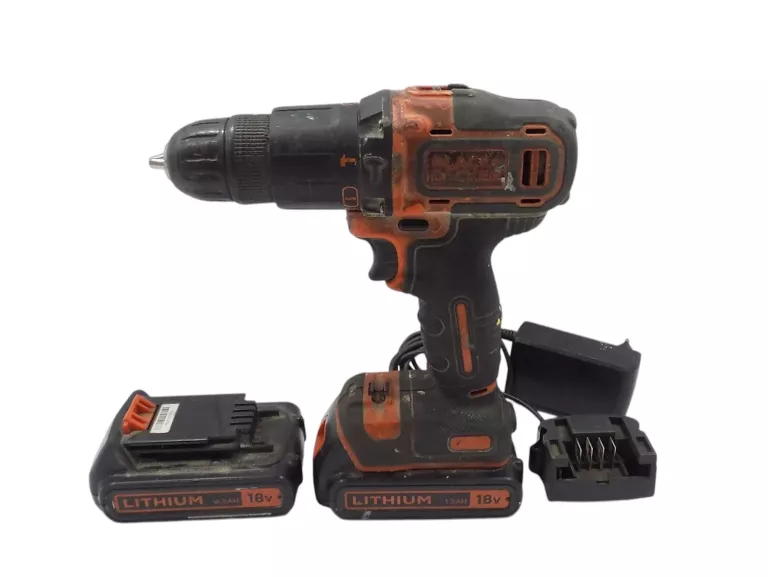 WKRĘTARKA BLACK+DECKER BDCHD18 18V ZESTAW 2 X AKU.