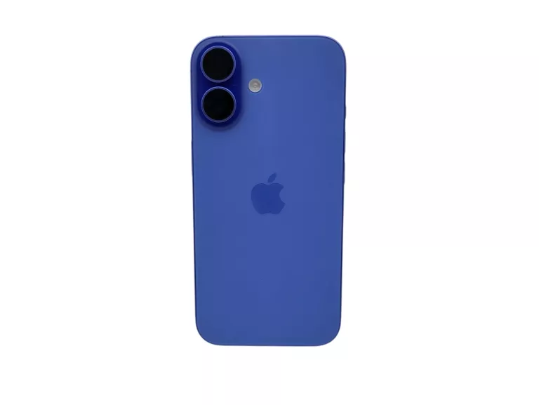 TELEFON APPLE IPHONE 16 8/128GB 6,1" BAT. 100% BLUE - JAK NOWY! NA CZĘŚCI!