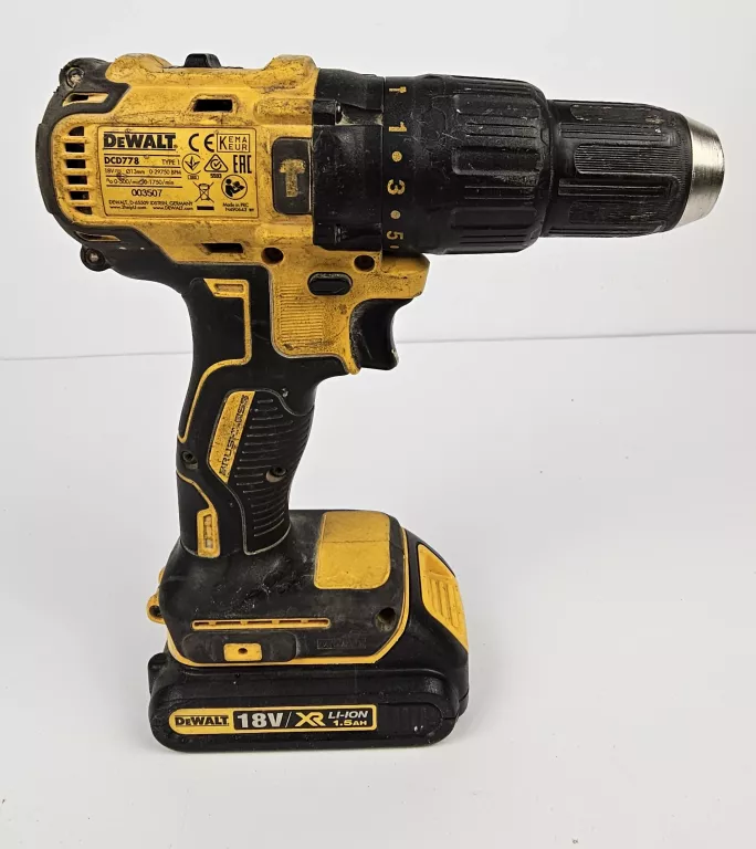 WKRĘTARKA DEWALT DCD778 KOMPLET + WALIZKA