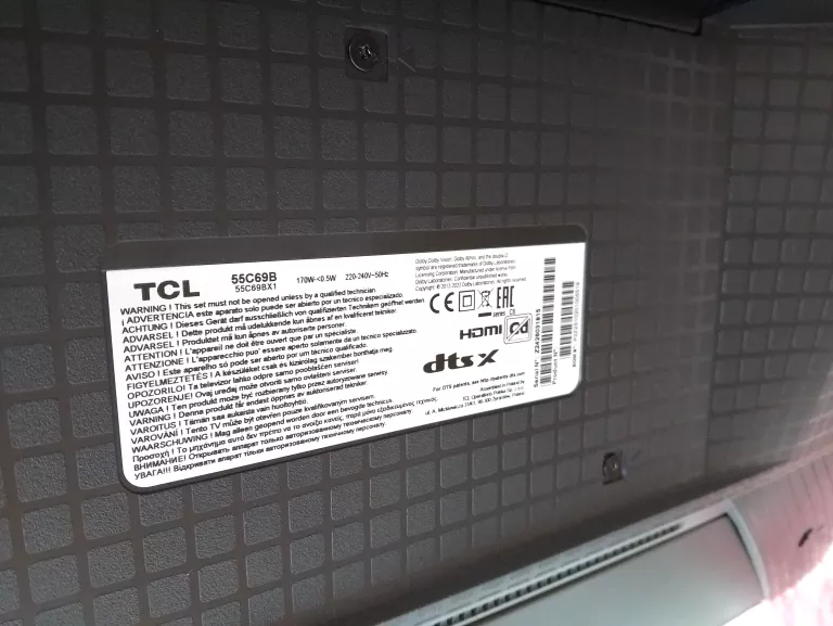 TELEWIZOR TV TCL 55C69B QLED 4K GOOGLE TV GAME
