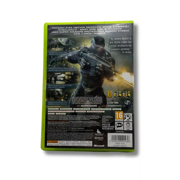 GRA XBOX 360 CRYSIS 2
