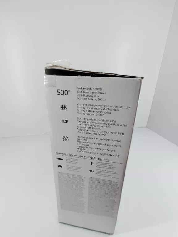 KONSOLA XBOX ONE S 500 GB BIAŁY