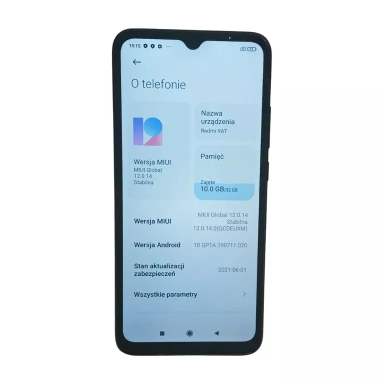 XIAOMI REDMI 9AT 2/32 GB STAN DB + ETUI I KABEL