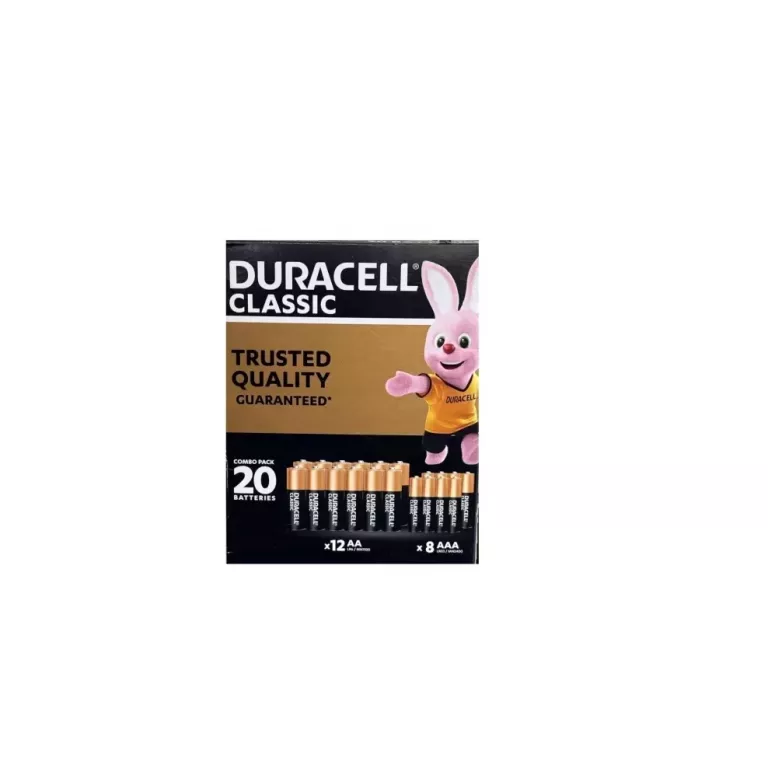 BATERIE DURACELL CLASSIC 20 SZT - 12 X AA, 8 X AAA