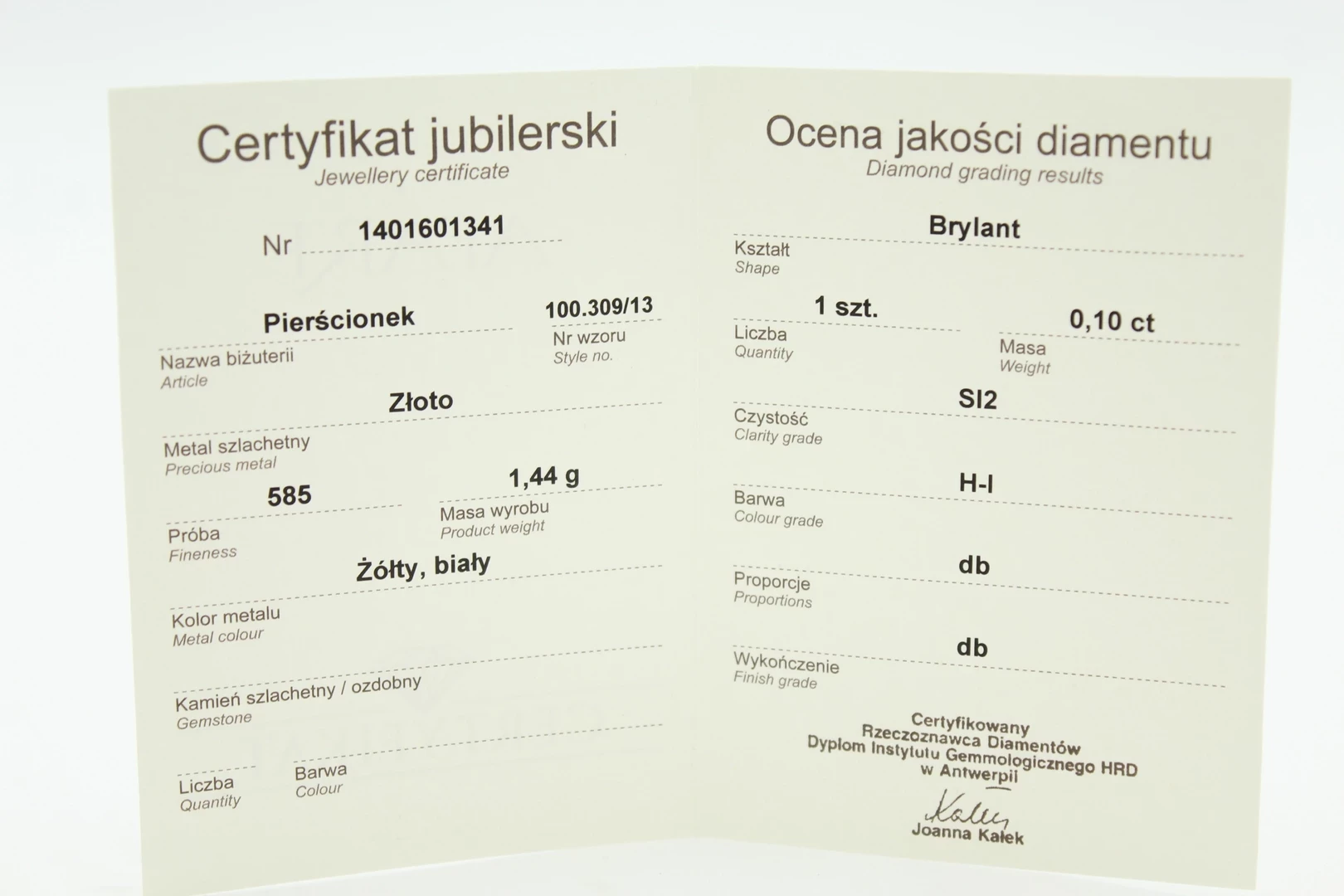 sliczny-zloty-pierscionek-zareczynowy-585-apart-diament-brylant-01ct-rozmiarsrednica-wew-mm-372-13