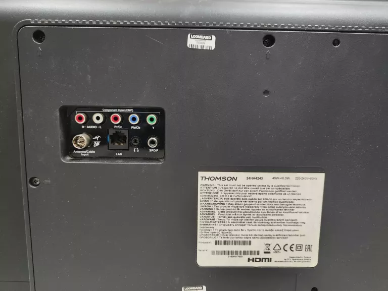 TELEWIZOR THOMSON 24" 24HA4243 BEZ PILOTA