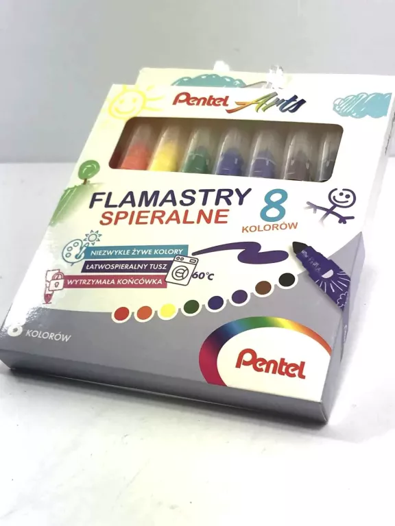 FLAMASTRY PENTEL 8 SZT