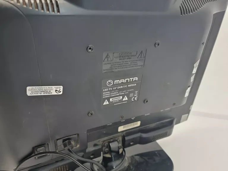 TELEWIZOR MANTA 19 CALI + DEKODER DVB-T2
