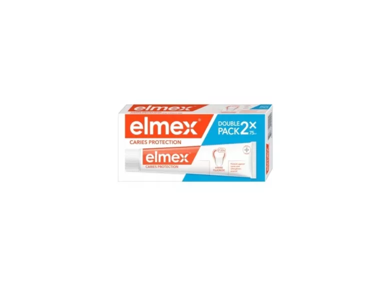 ELMEX PASTA DO MYCIA ZĘBÓW PRZECIW PRÓCHNICY DUOPACK 2 X 75 ML