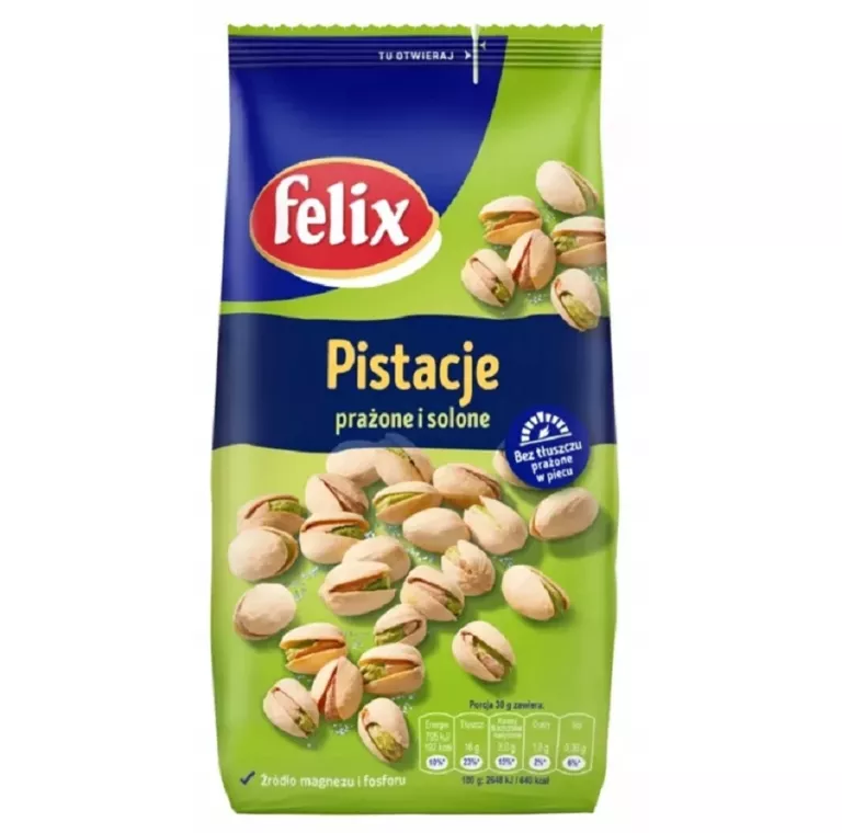 FELIX PISTACJE PRAŻONE I SOLONE 380G 5900571002715