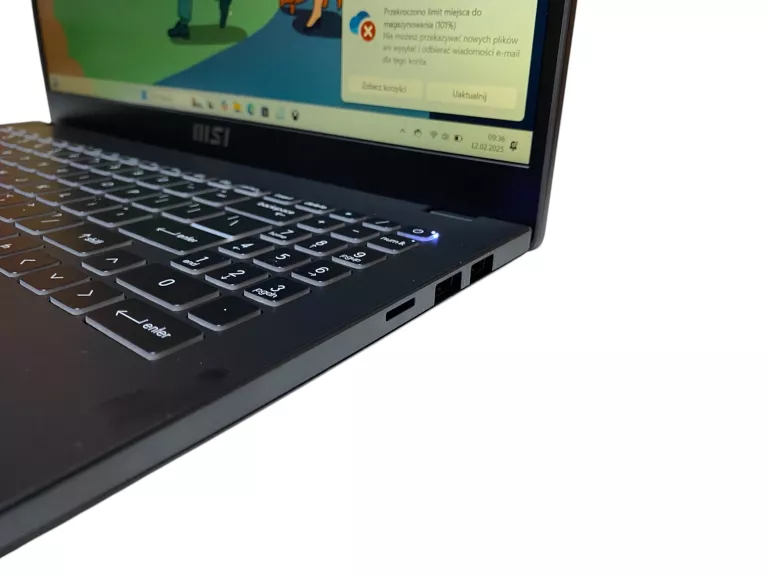 LAPTOP MSI MODERN 15 8GB / I5 / 512GB / GWARANCJA DO 11/2026