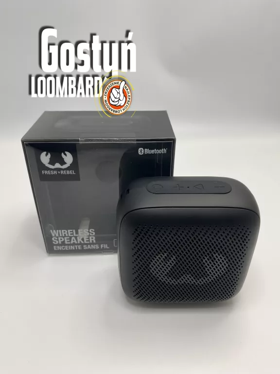 GŁOŚNIK PRZENOŚNY FRESH 'N REBEL WIRELESS SPEAKER CZARNY