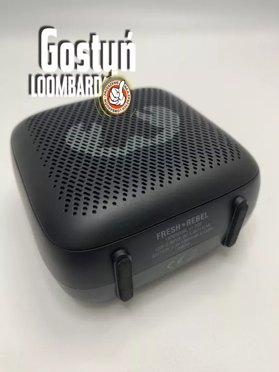 GŁOŚNIK PRZENOŚNY FRESH 'N REBEL WIRELESS SPEAKER CZARNY