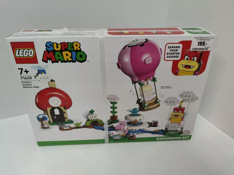 LEGO SUPER MARIO 71419 LOT BRZOSKWINIĄ I BALONEM