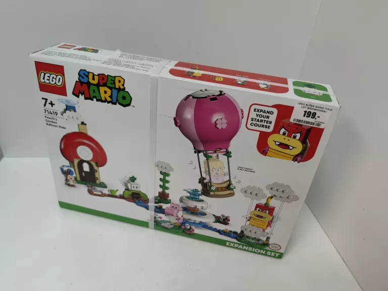 LEGO SUPER MARIO 71419 LOT BRZOSKWINIĄ I BALONEM