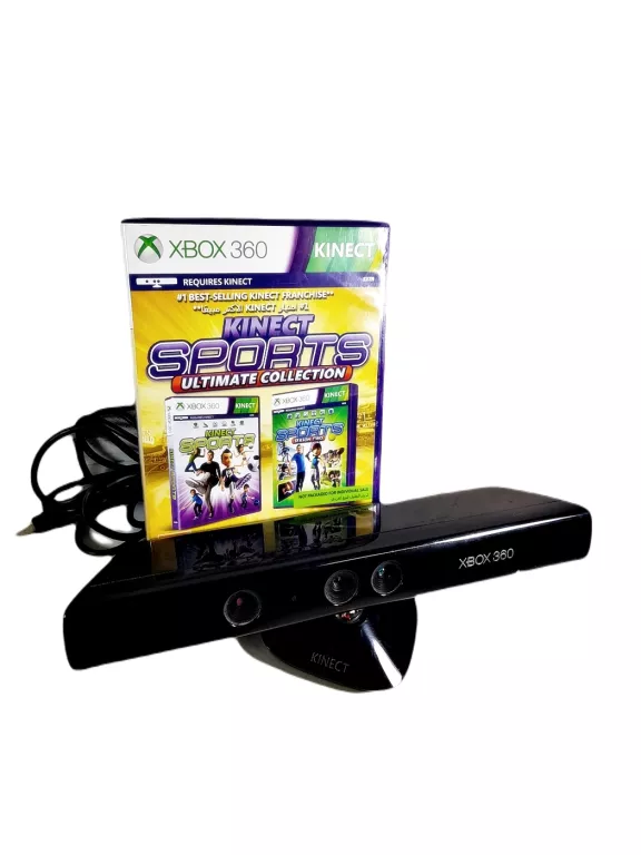 KINECT SENSOR RUCHU XBOX 360 Z GRĄ KINECT SPORTS ULTIMATE COLLECTION ZESTA
