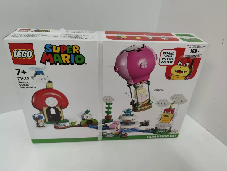 LEGO SUPER MARIO 71419 LOT BRZOSKWINIĄ I BALONEM